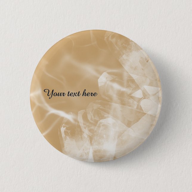Rond 5 Cm Custom gold crystal badge (Devant)