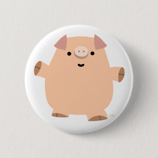Rond 5 Cm Cute Fun Cartoon Pig Button Badge