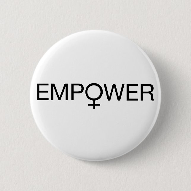 Rond 5 Cm Empower Women Button Badge (Devant)