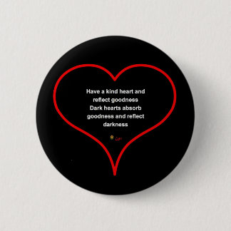 ROND 5 CM HEART BADGE