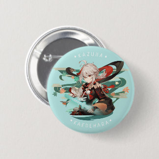 Rond 5 Cm Impact de Genshin : Badge Kazuha Kaedehara