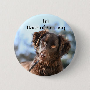 Rond 5 Cm J'ai du mal à entendre le badge