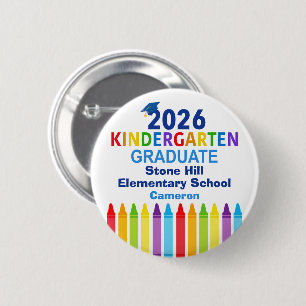 Rond 5 Cm Joli badge personnalisé pour la remise des diplôme