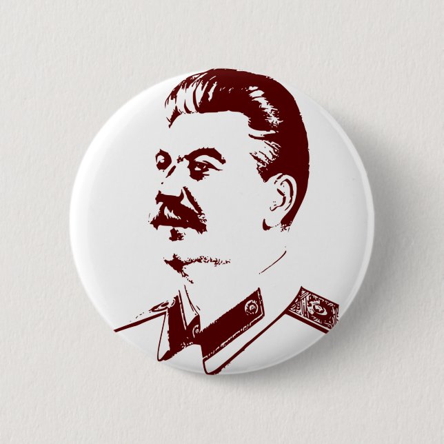 ROND 5 CM JOSEPH STALIN BADGE RETOUR DU NIP (Devant)