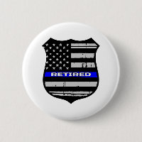 La police Badge Blue Line retiré