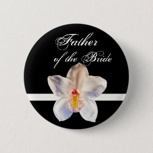 Rond 5 Cm Le Père De La Mariée Mariage Badge D'Identité