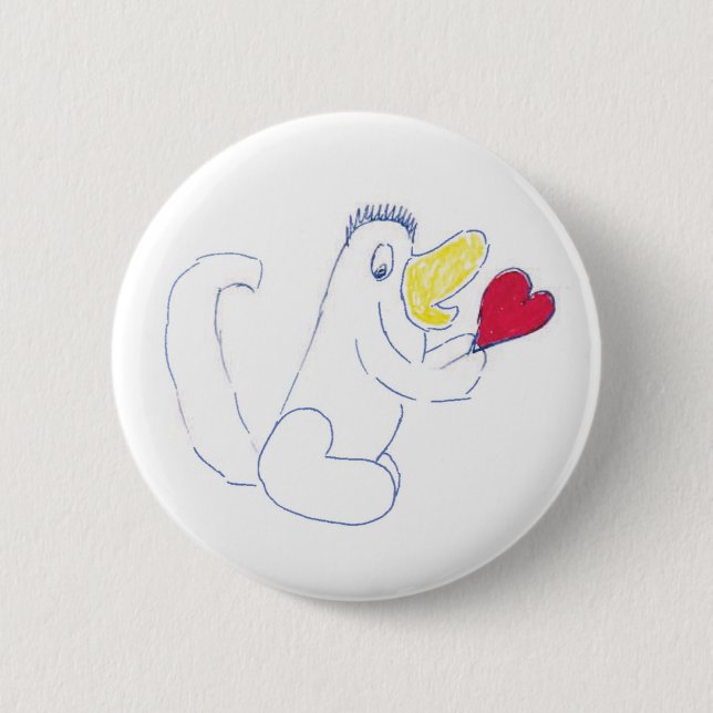 Rond 5 Cm Love Bug Round Badge (Devant)