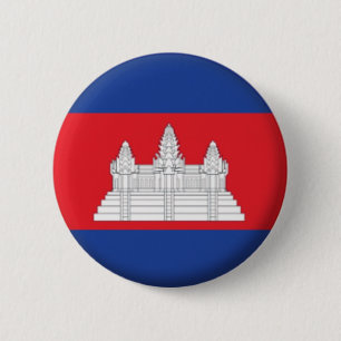 ROND 5 CM NOUVEAU ! ! - BADGE DE RETOUR DU NIP CAMBODGE