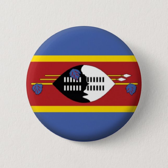 ROND 5 CM NOUVEAU ! ! - BADGE DE RETOUR DU NIP DE SWAZILAND (Devant)