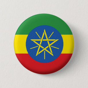 ROND 5 CM NOUVEAU ! ! - BADGE DE RETOUR DU NIP D'ÉTHIOPIE