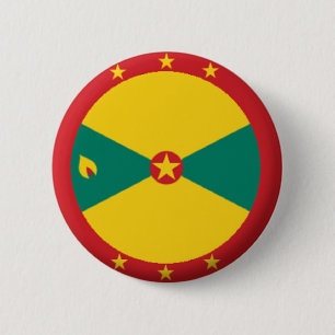 ROND 5 CM NOUVEAU ! ! - BADGE DE RETOUR DU NIP GRENADA