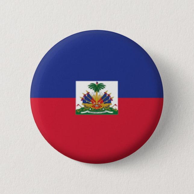 ROND 5 CM NOUVEAU ! ! - BADGE DE RETOUR DU NIP HAÏTI (Devant)