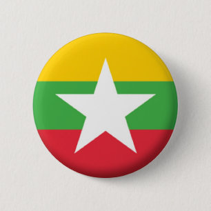 ROND 5 CM NOUVEAU ! ! - BADGE DE RETOUR DU NIP MYANMAR