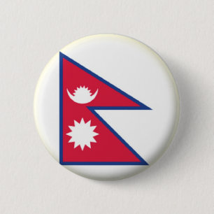 ROND 5 CM NOUVEAU ! ! - BADGE DE RETOUR DU NIP NÉPAL