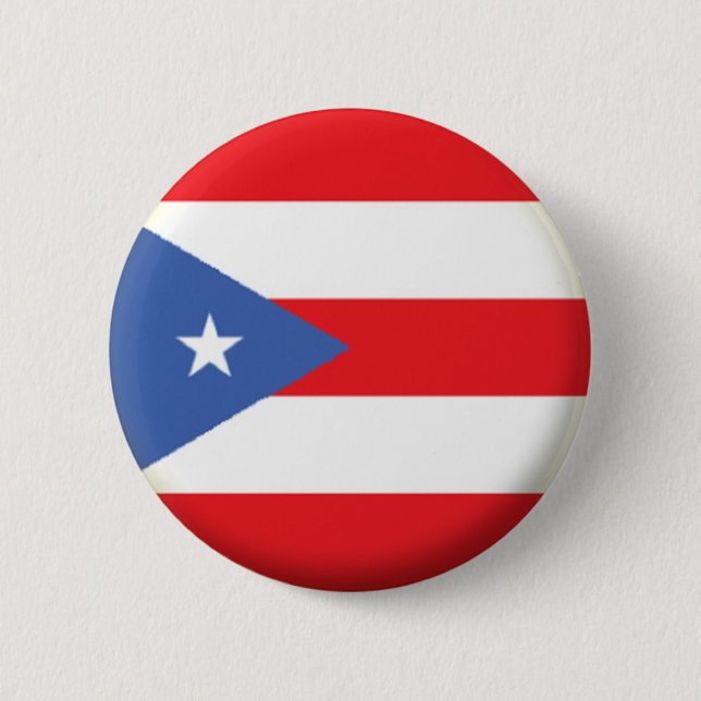 ROND 5 CM NOUVEAU ! ! - BADGE DE RETOUR DU NIP PORTO RICO (Devant)