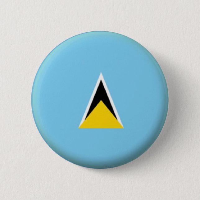 ROND 5 CM NOUVEAU ! ! - BADGE DE RETOUR DU NIP SAINT LUCIA (Devant)