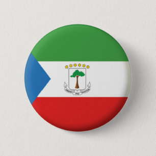 ROND 5 CM NOUVEAU ! ! - ÉQUATORIAL GUINÉE BADGE DE RETOUR DU