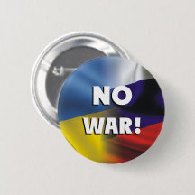 Pas de guerre entre la Russie et l'Ukraine.  Badge