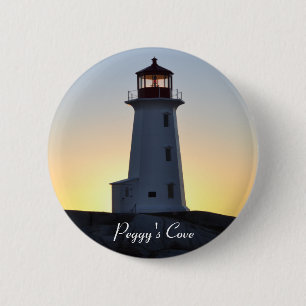 Rond 5 Cm Peggy's Cove Lighthouse N.S. Button pin Badge