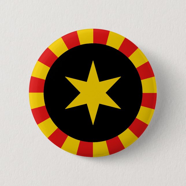 Rond 5 Cm Principauté de Vindheim Populace Badge Button (Devant)