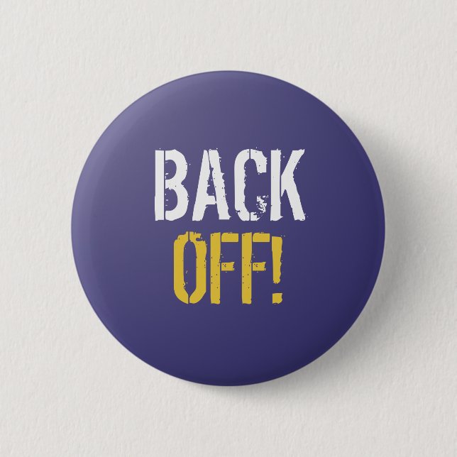 Rond 5 Cm RETOUR ! Badge (Devant)