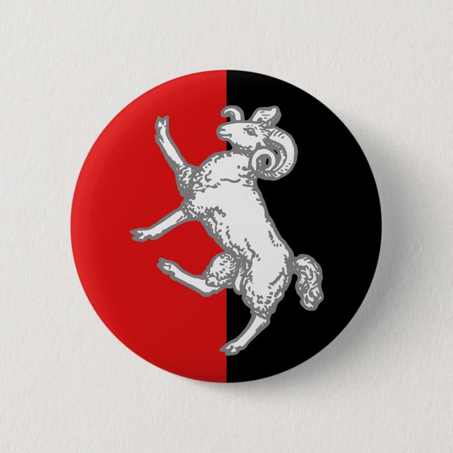Rond 5 Cm Royaume de Gleann Abhann populace badge Button (Devant)