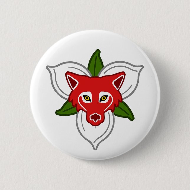 Rond 5 Cm Royaume d'Ealdormere populace badge Button (Devant)