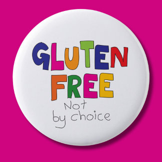 Rond 5 Cm Sans gluten pas par choix badge coeliac