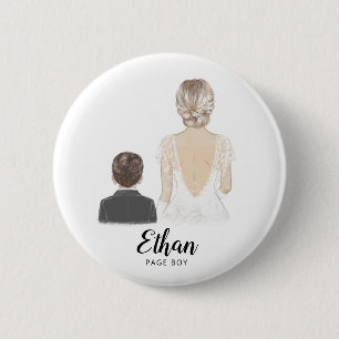 Rond 5 Cm Serez-Vous Mon Page Boy Proposition Badge