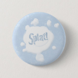Rond 5 Cm Snowball Splat! Badge