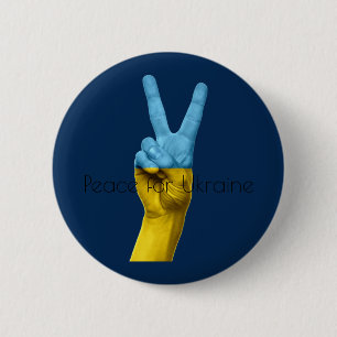 Rond 5 Cm Soutenez l'Ukraine ! ! ! ! ! ! ! ! ! ! Badge