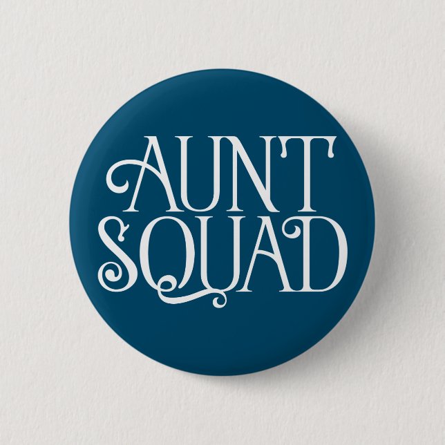 Rond 5 Cm Tante Squad Badge (Devant)
