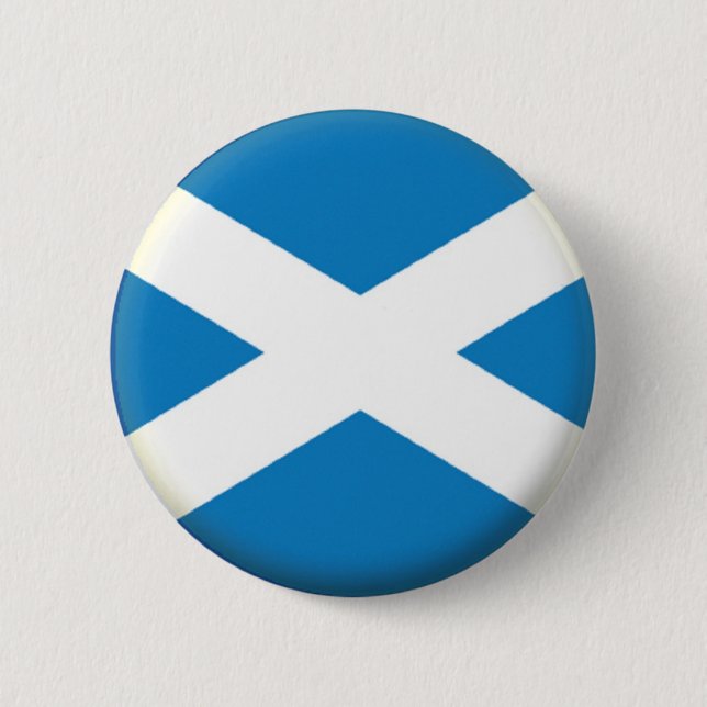 ROND 5 CM TOUT NEUF !! - ÉCOSSE BADGE À ÉPINGLE (Devant)