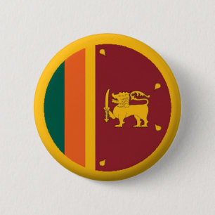 ROND 5 CM TOUT NOUVEAU ! ! - BADGE DE RETOUR DU NIP SRI LANK