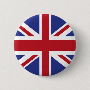 Rond 5 Cm Union Jack Flag Pin Button Badge United Kingdom UK