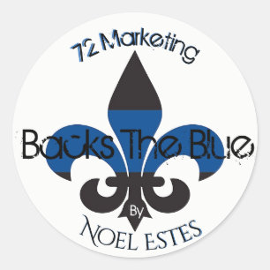 Rond 72supports marketing Le Bleu Collection Sticker