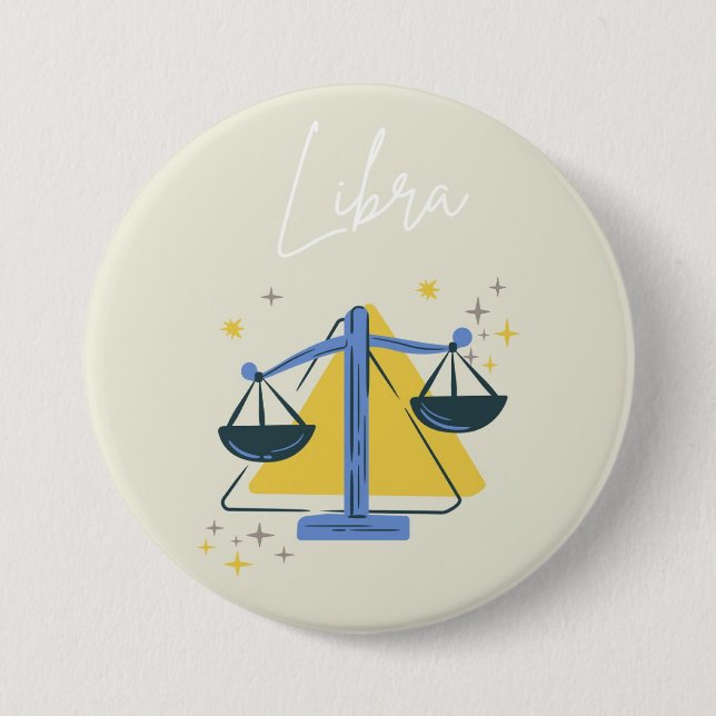 Rond 7,6 Cm Badge bouton Balance  (Devant)