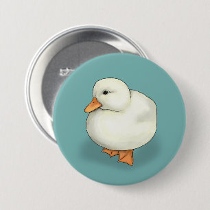 Rond 7,6 Cm Badge Canard