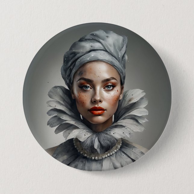 Rond 7,6 Cm Badge Design (Devant)