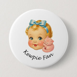 Rond 7,6 Cm Badge Kewpie Fan Dolly