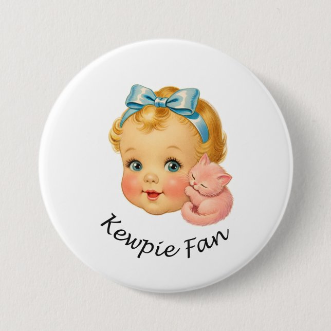 Rond 7,6 Cm Badge Kewpie Fan Dolly (Devant)