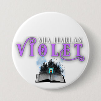 Rond 7,6 Cm Badge violet