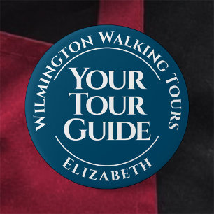 Rond 7,6 Cm Bouton Badge du Guide de visite