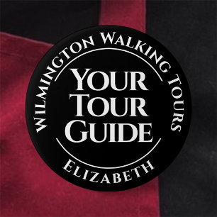 Rond 7,6 Cm Bouton Badge du Guide de visite