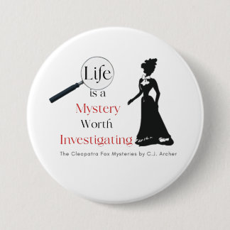 Rond 7,6 Cm Cleopatra Fox Mysteries Pin Button Badge