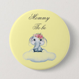 Rond 7,6 Cm Dreamy Days avec Rosie l'éléphant. Badge