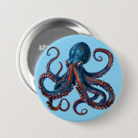 Épinglette de pieuvre mignonne - Cadeau de badge p