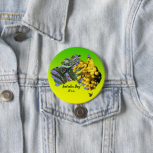 Rond 7,6 Cm Modifier le texte de l'année du badge de feuille d