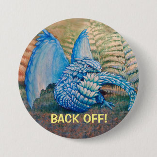 Rond 7,6 Cm Recule ! Badge