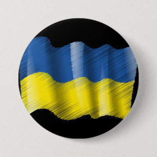 Rond 7,6 Cm Soyez avec l'Ukraine ! ! !  Badge